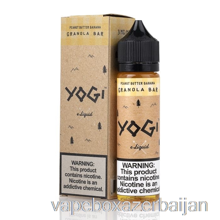 Vape Baku Peanut Butter Banana Granola Bar - Yogi E-Liquid - 60mL 0mg